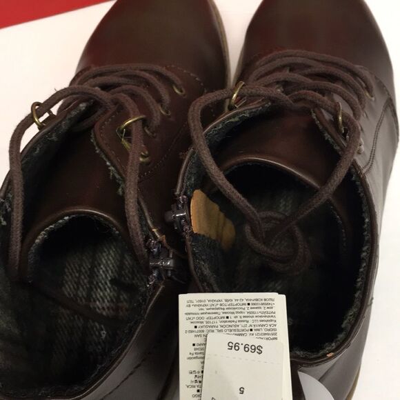 🔥Gap kids leather  boot  brown New - Picture 6 of 12